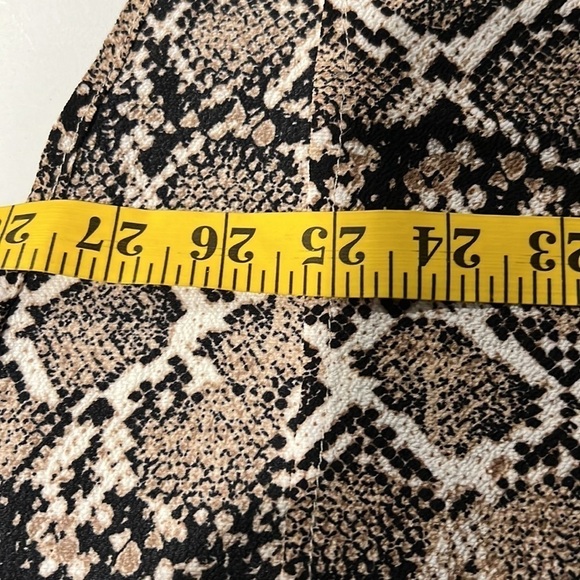 Alison Andrews Snakeskin Yellow Stripe Sleeveless Blouse XL - Picture 8 of 12